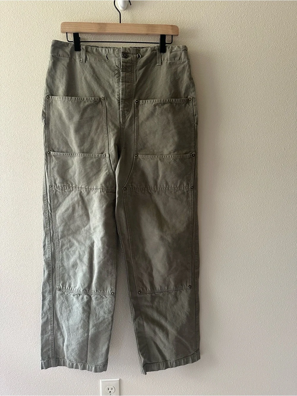 We the free barrel low slung pants army green size medium - Picture 8 of 9